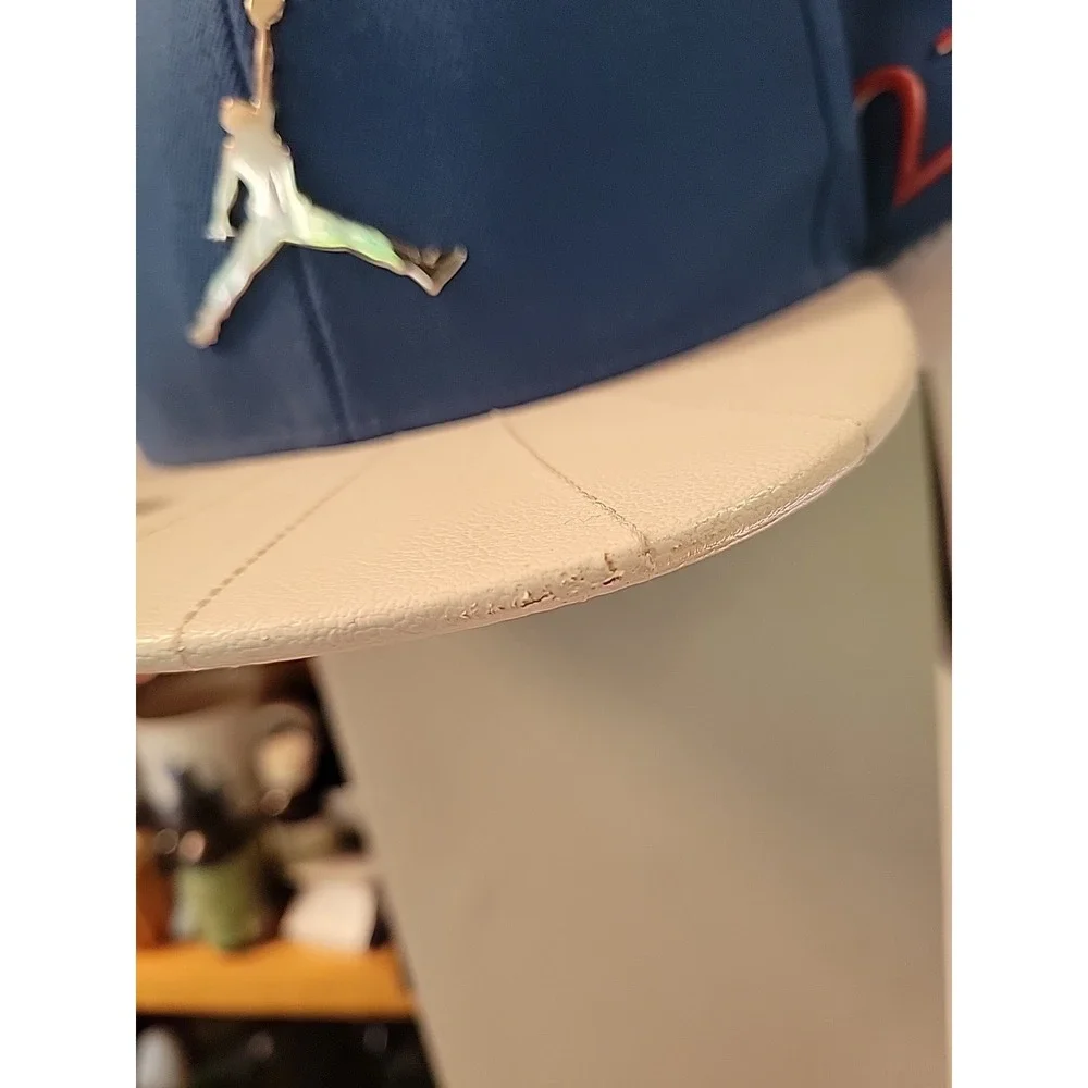 Nike Jordan Cap Jumpman Air Blue White Strapback Hat Youth Size‎ 8-20
